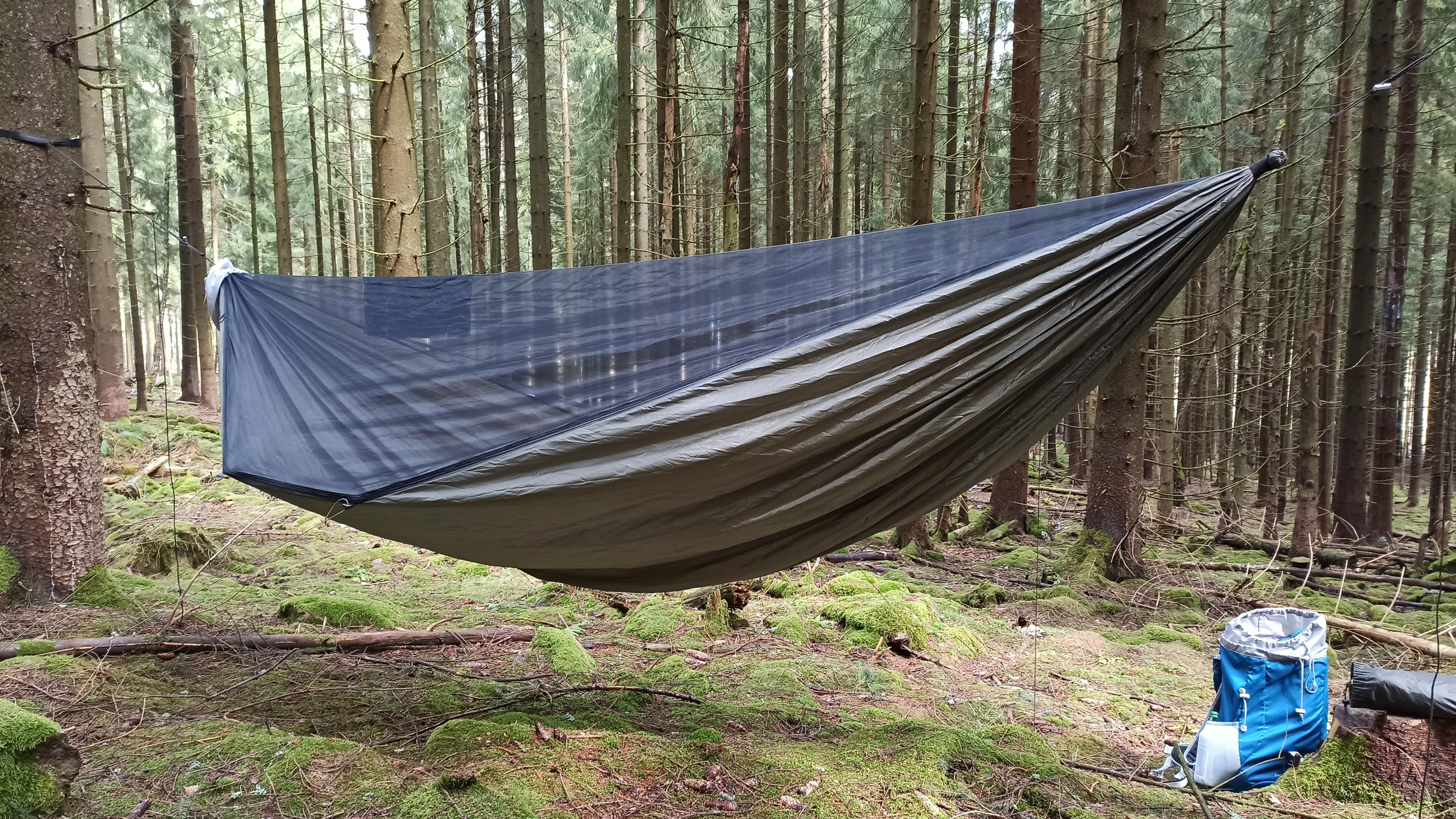 DIY Projekt "TheDrummer" 12ft HM + Hennessy Hex Rainfly