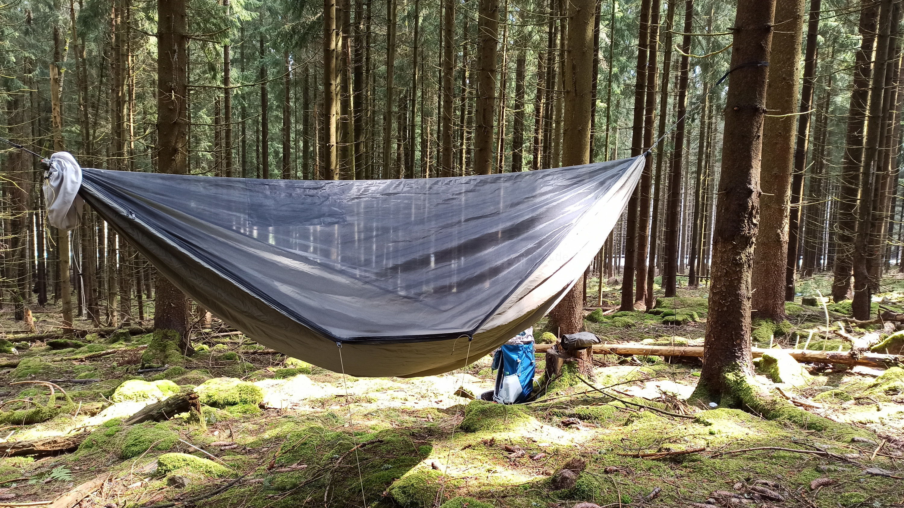 DIY Projekt "TheDrummer" 12ft HM + Hennessy Hex Rainfly