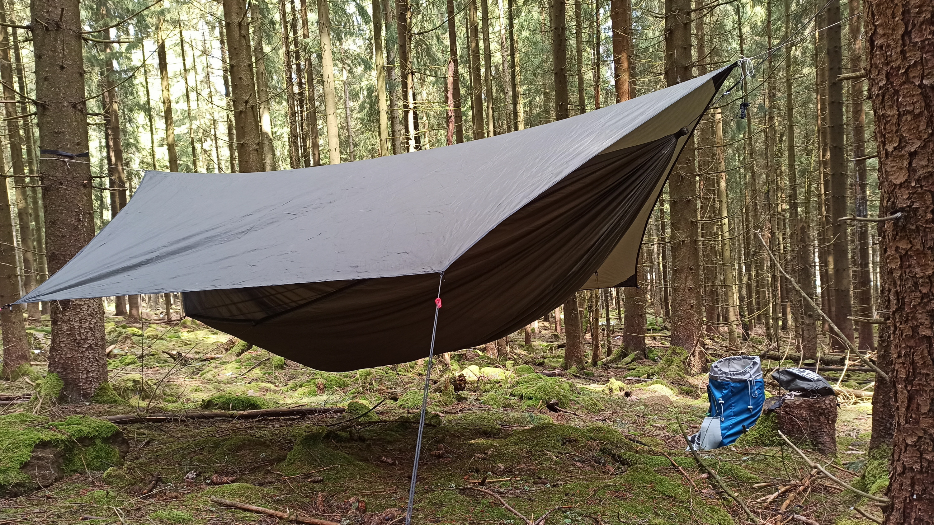 DIY Projekt "TheDrummer" 12ft HM + Hennessy Hex Rainfly