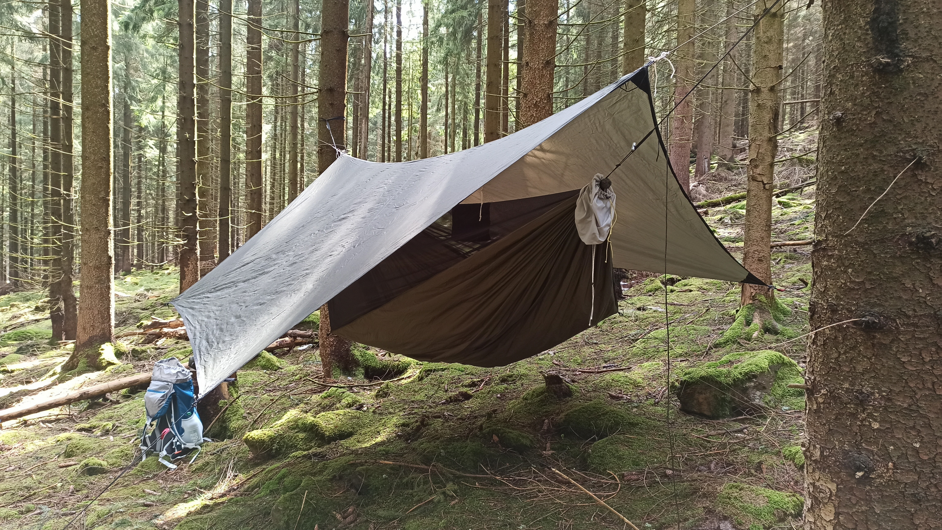 DIY Projekt "TheDrummer" 12ft HM + Hennessy Hex Rainfly