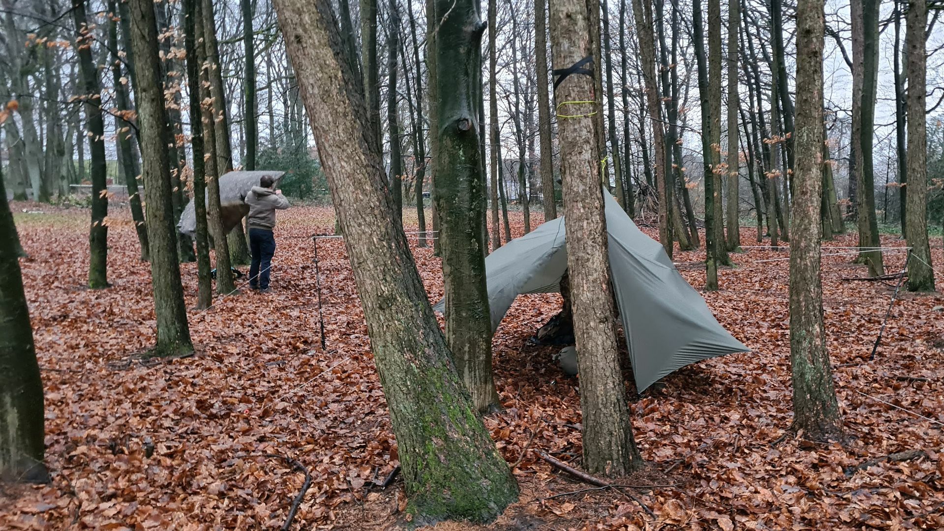Wintertreffen Hängematten NRW - Lagerbau