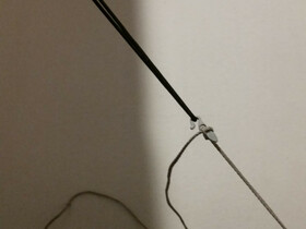 Hookworm mit Shock-Cord-Loop und angespleißter Hering